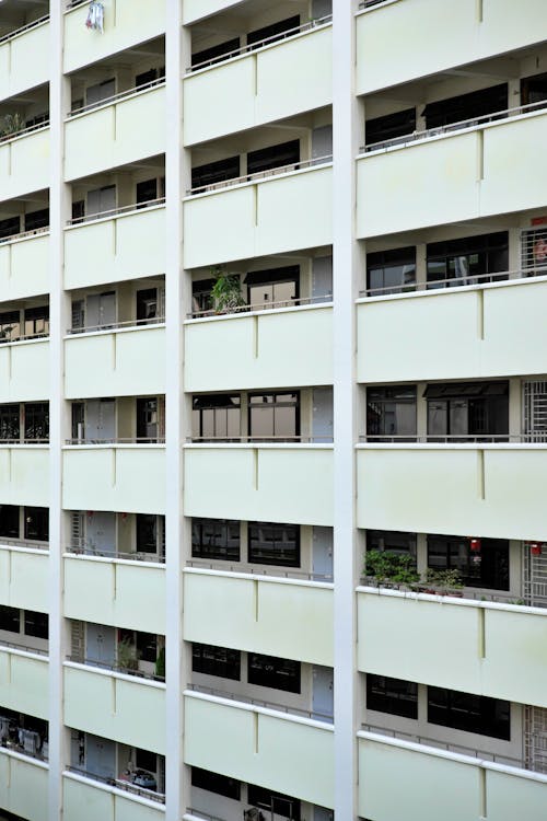 Kostnadsfri bild av arquitetura de singapur, blackandwhitephotography, former och mönster