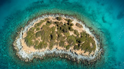 Kostenloses Stock Foto zu drohne erschossen, insel, luftaufnahmen