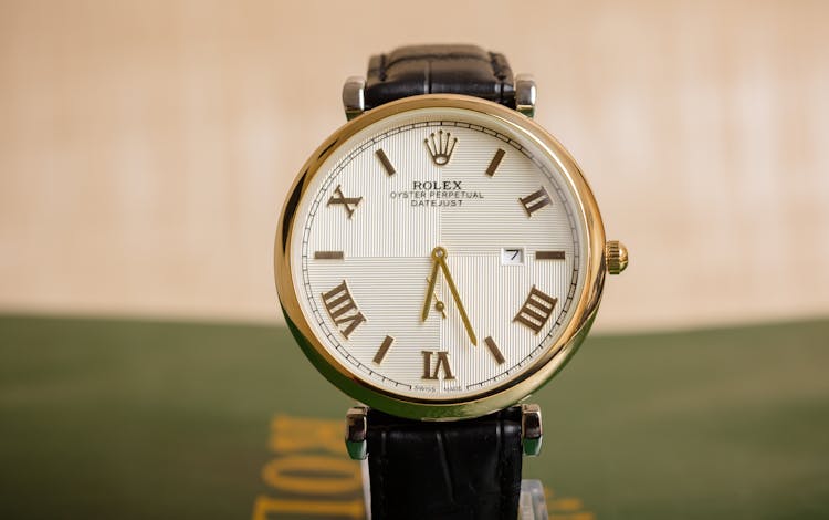 A Rolex Oyster Perpetual Leather