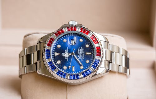 Free A Rolex Submariner in a Box Stock Photo