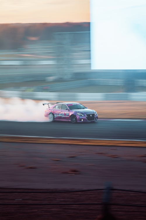Car Drifting on the Race Track