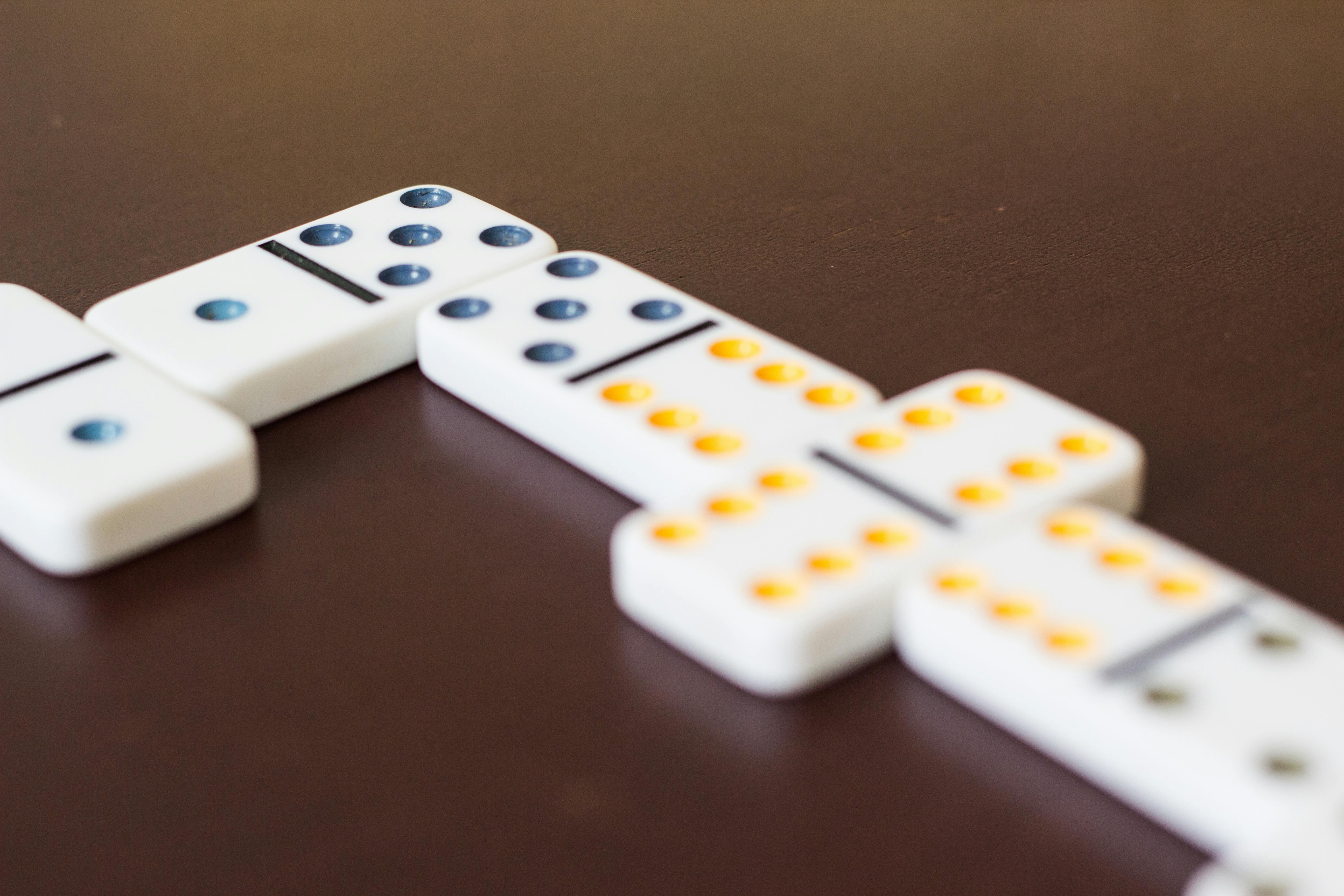 Free stock photo of domino, game, jogo