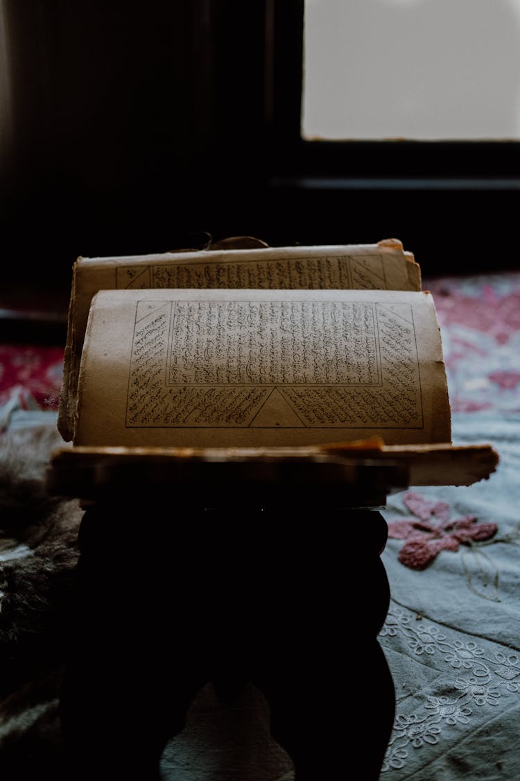 Old Book On Attic