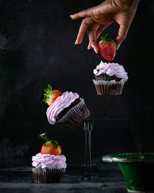 Kostenlos Kostenloses Stock Foto zu cookie, cupcake, dessert Stock-Foto