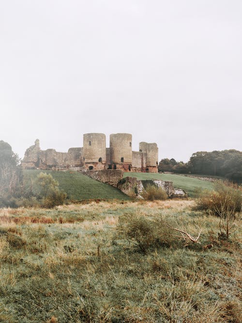 Free The Rhuddlan Castle in Wales Stock Photo