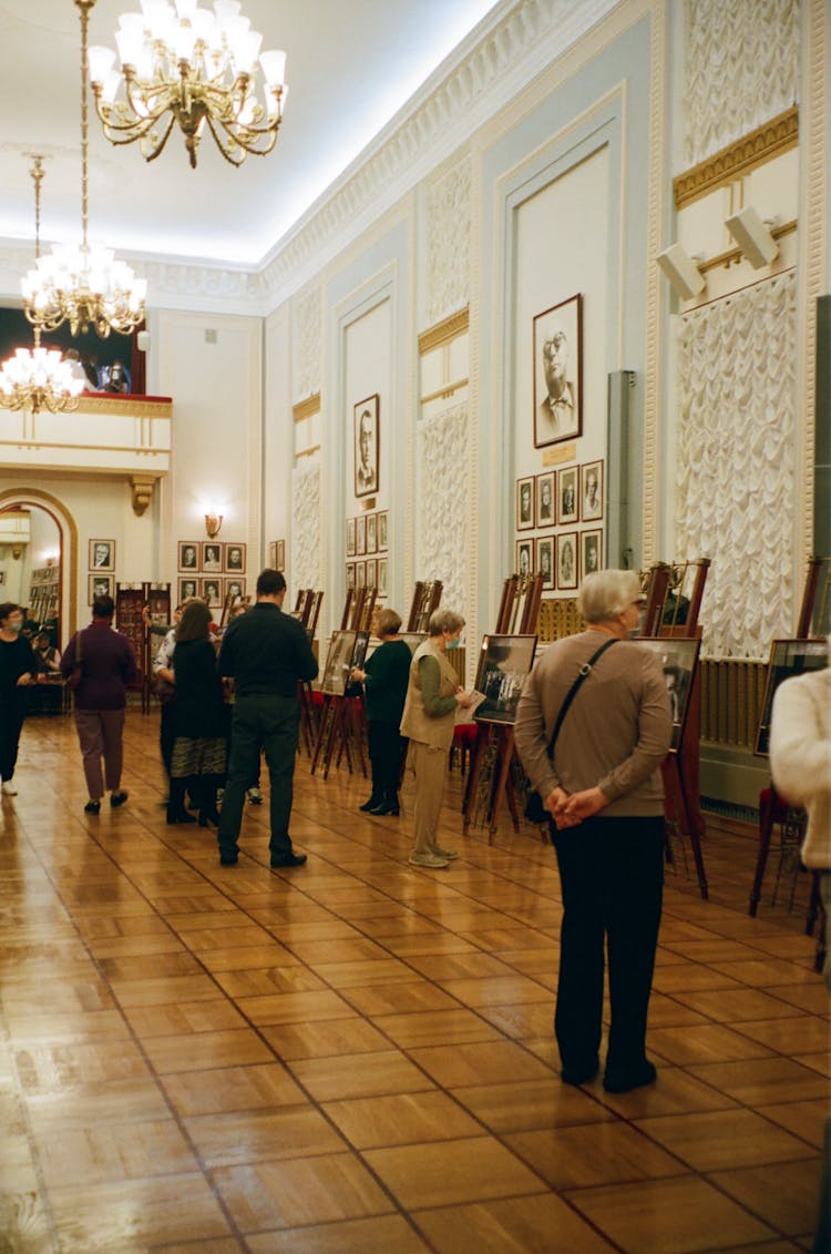 Exhibition In An Elegant Interior