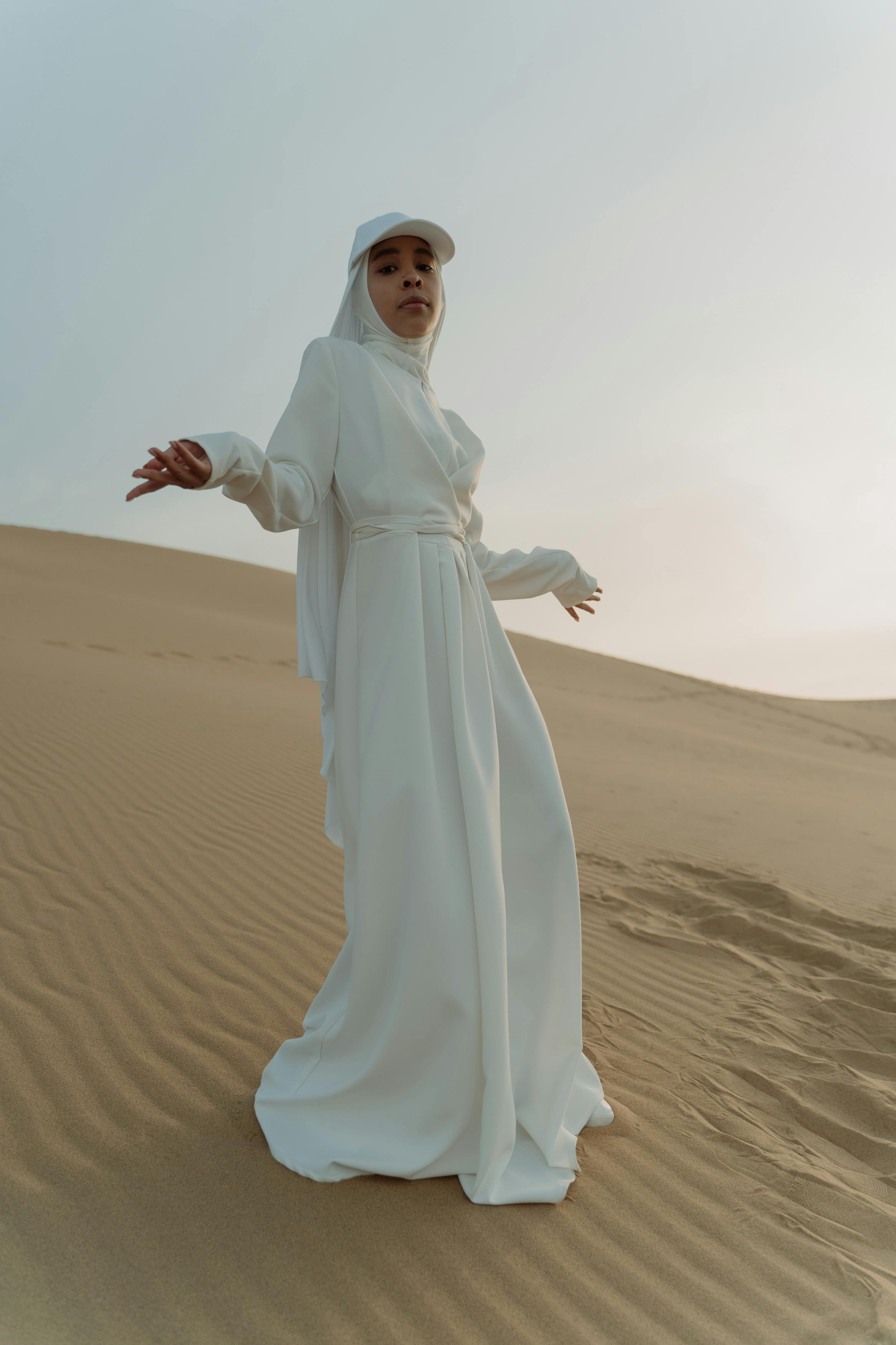 Hijab 2024 white outfit