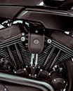 Close-up of Motorbike Engine