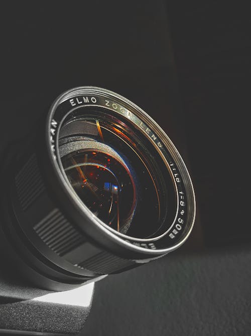 Close-up Photo of Black Camera Lens 