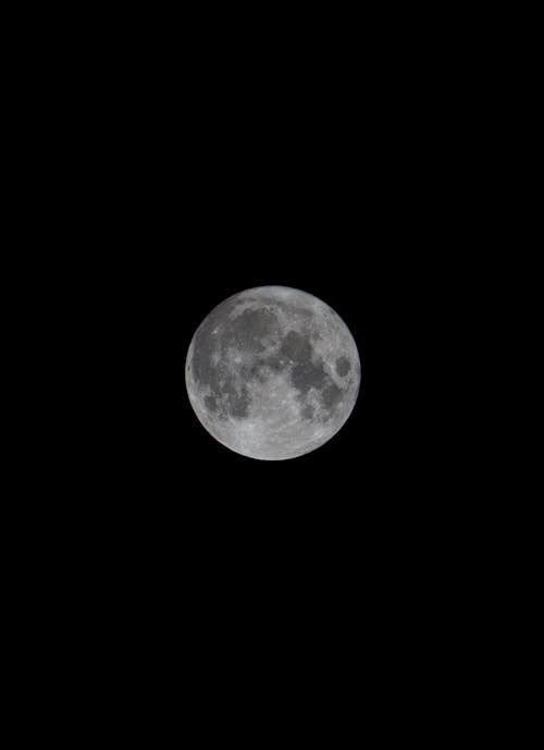 Free A Full Moon During the Night Stock Photo