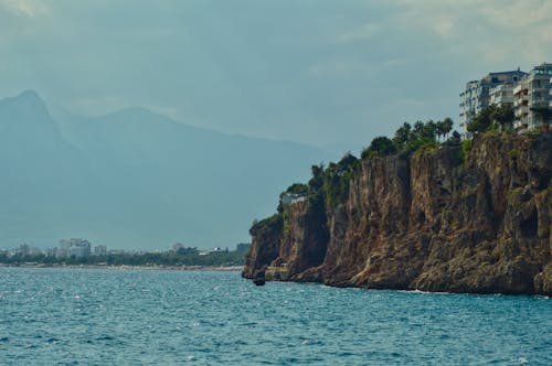 Scenic View of a Coastal Cliff