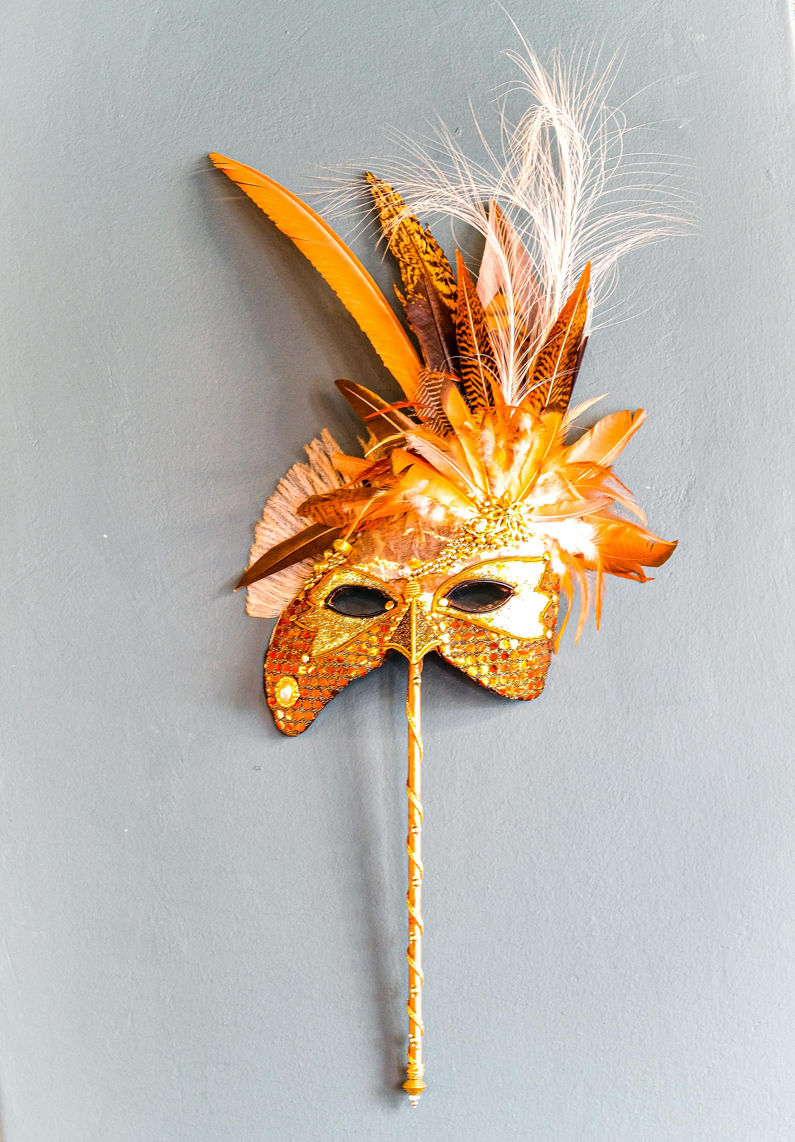 Ücretsiz Altın Maskenin Yakın çekim Fotoğrafı Stok Fotoğraflar