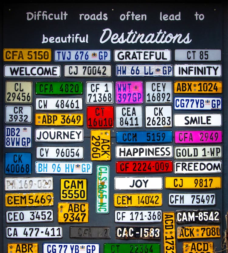 Assorted License Plates