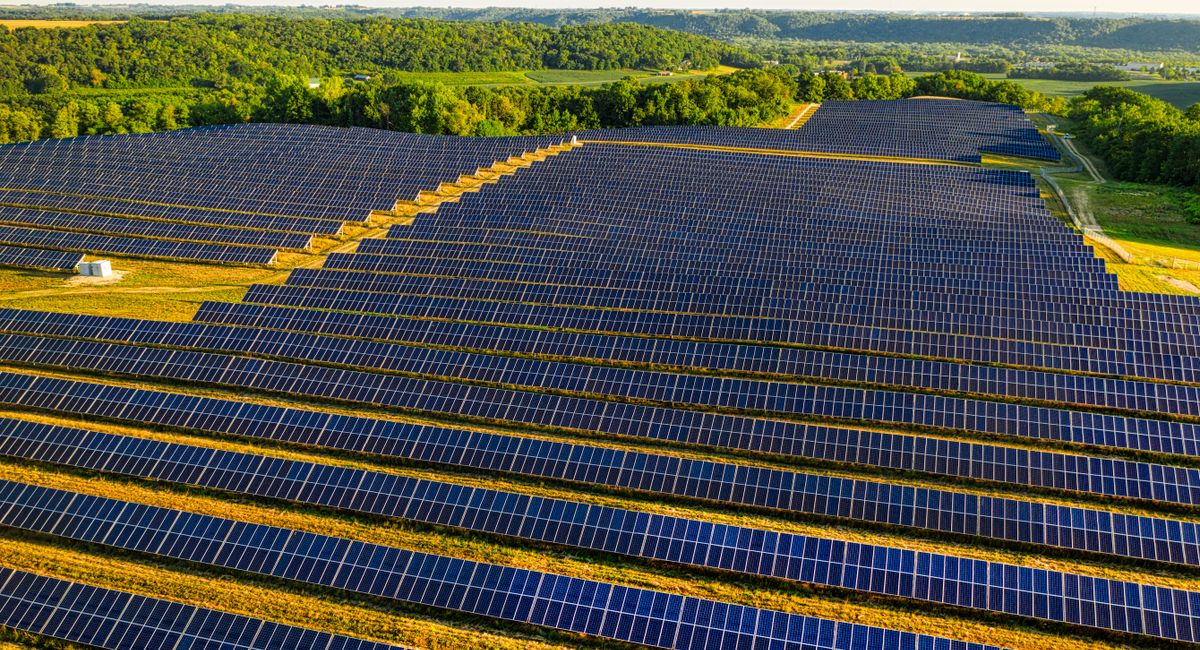 Illustration, stockage énergie solaire