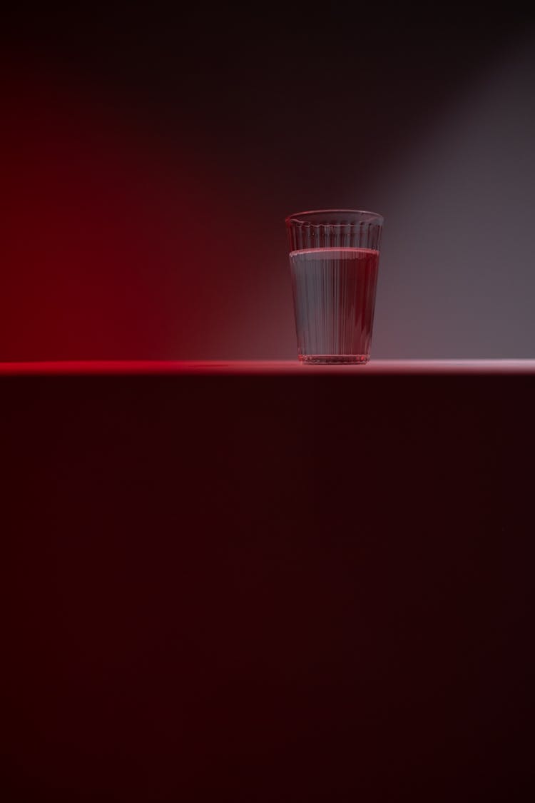 Glass Of Water On Top Of Table