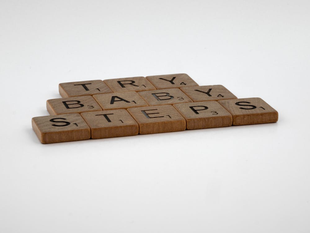 Brown Wooden Blocks on White Table