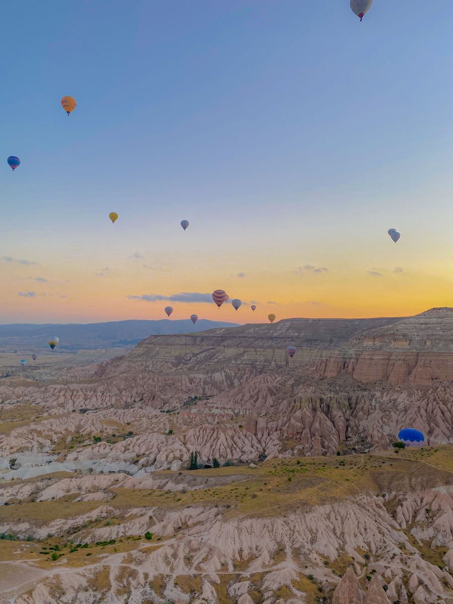 Hot air balloons in Cappadocia