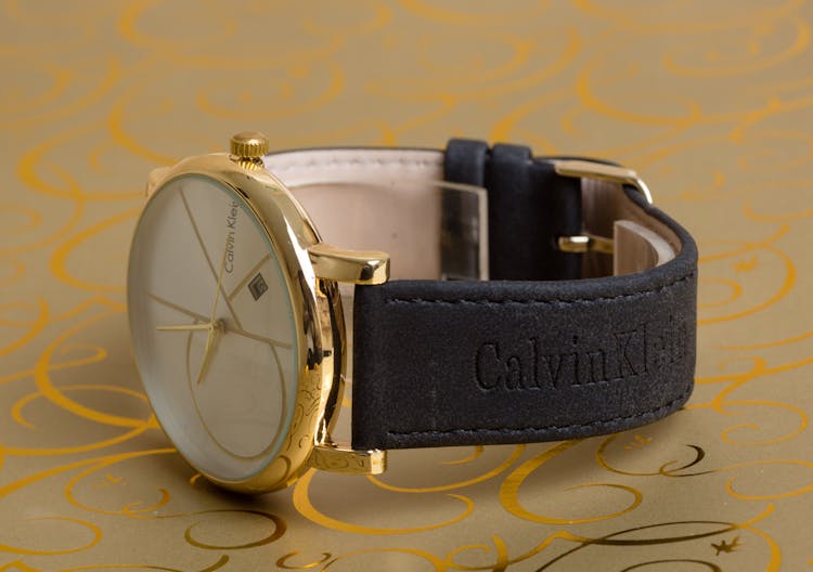 Close-Up Photo Of A Calvin Klein Wristwatch