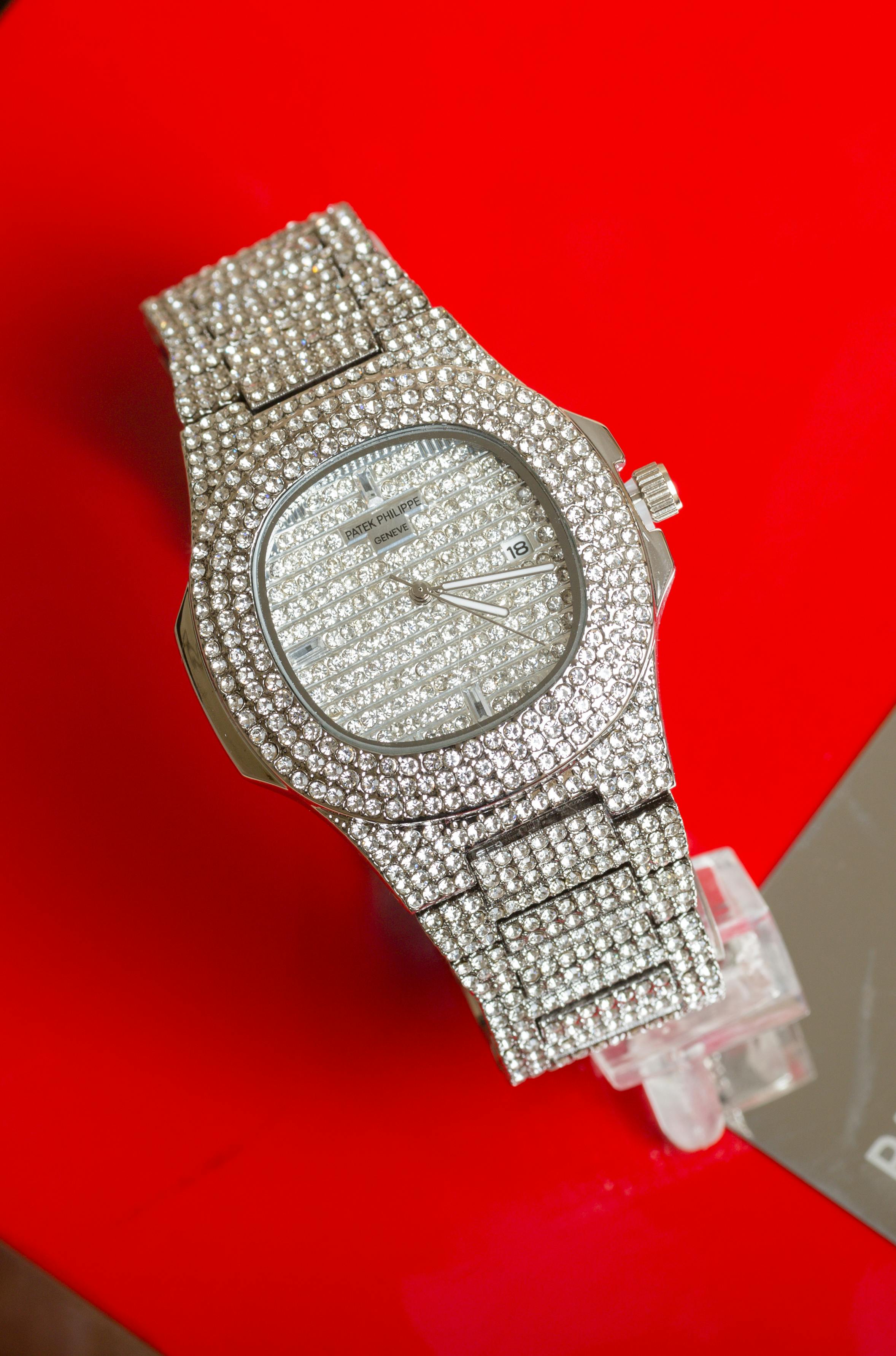 Round White and Silver-colored Analog Watch With Black Leather Band ...