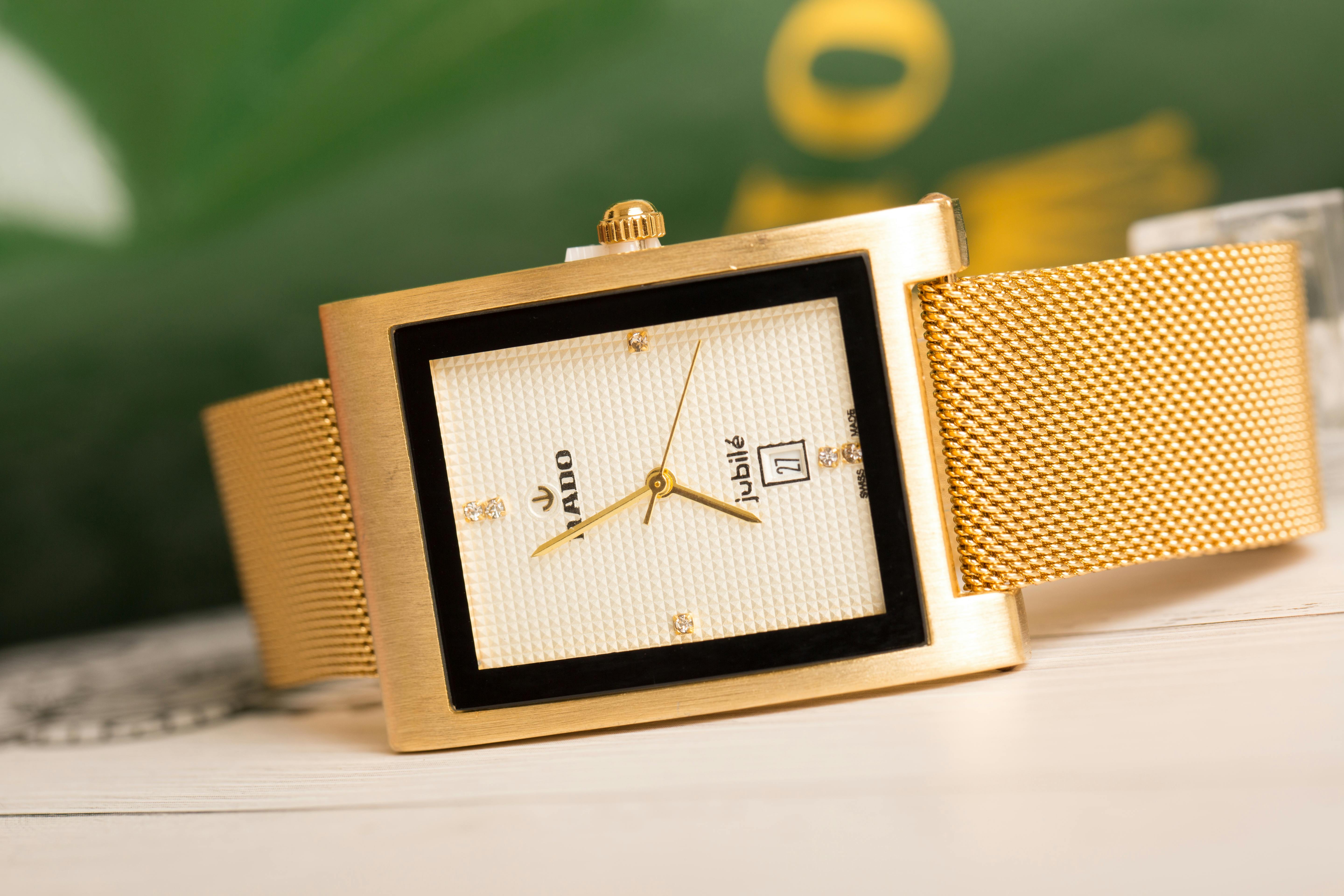 New Golden Gold Rado Watch - Newness Bharain