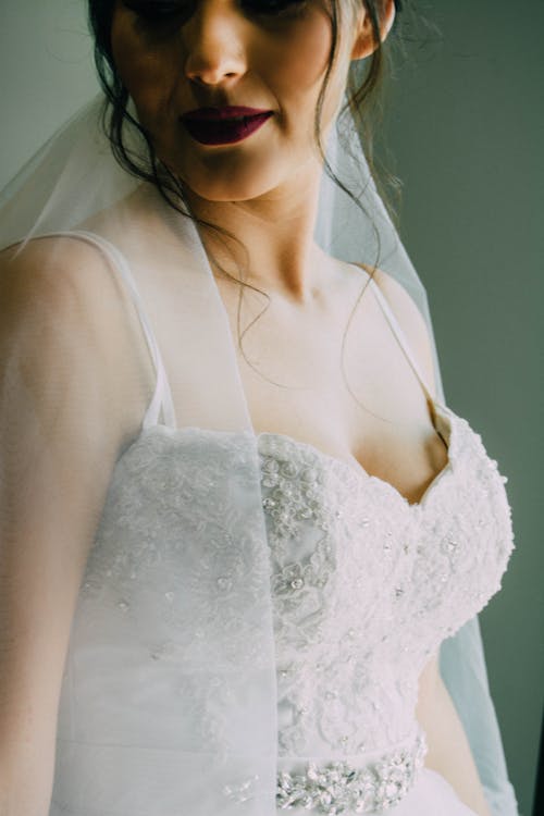 女人, 婚禮, 婚紗禮服 的 免费素材图片