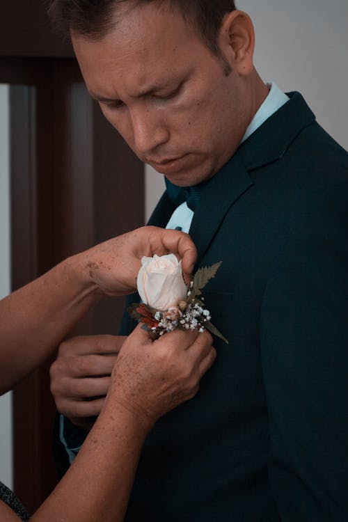 Foto d'estoc gratuïta de boda, fixació, flor