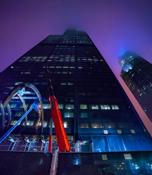 Free stock photo of chicago, city lights, city view Stock Photo