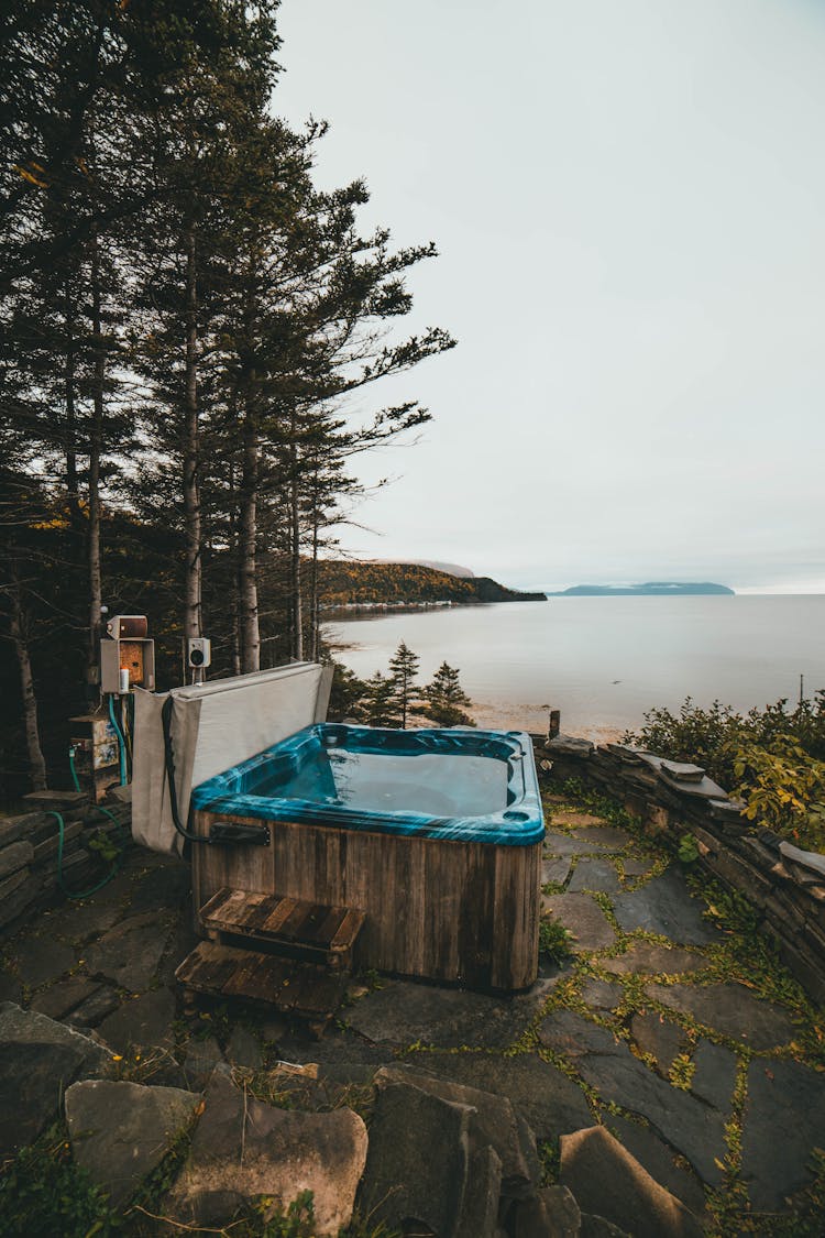 Garden Pool Near Lakeshore