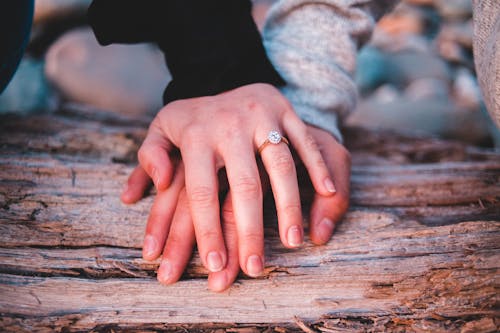 Two Peoples Hands Holding Each Other