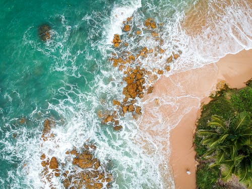 Ücretsiz Deniz Kıyısı Hava Fotoğrafçılığı Stok Fotoğraflar