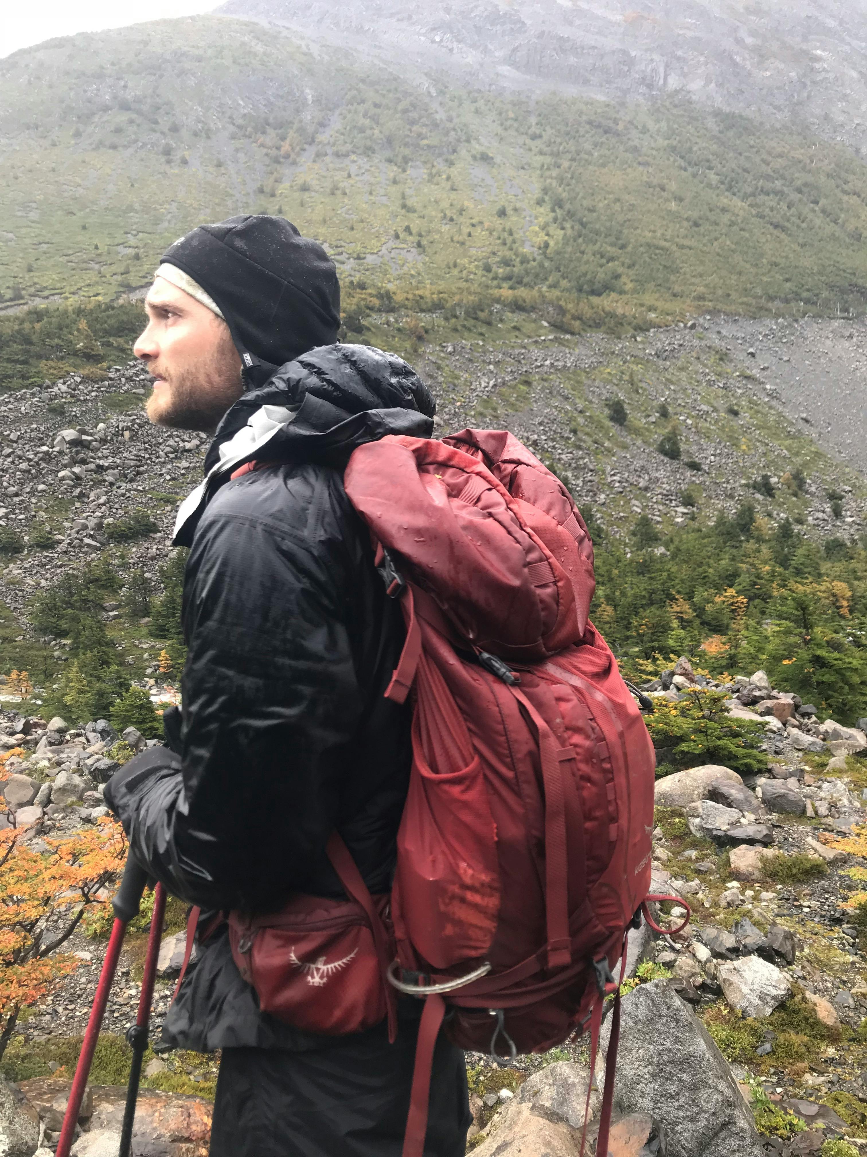 Free stock photo of backpacker, mountain, rain