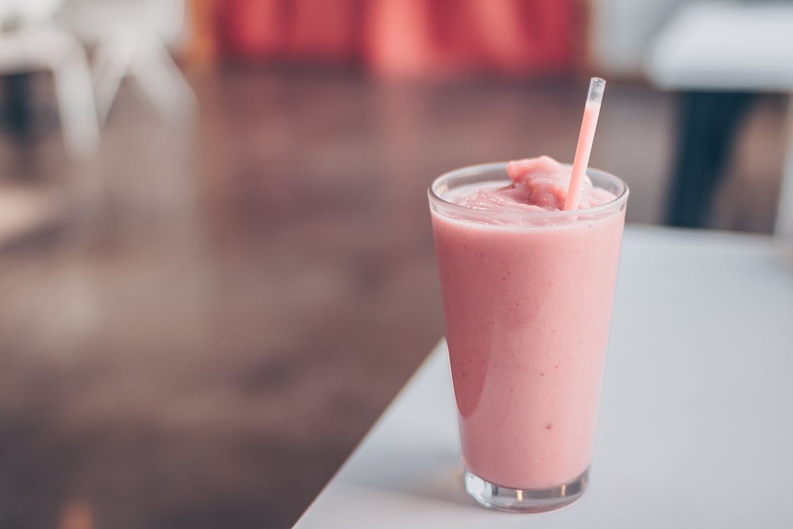 Free Shake In A Glass Stock Photo