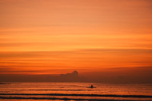 Scenic View of Sea during Dusk 