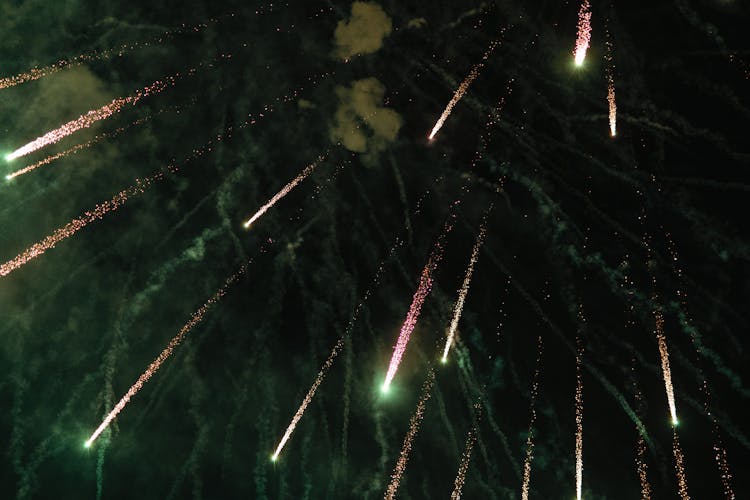 Fireworks In Sky At Night