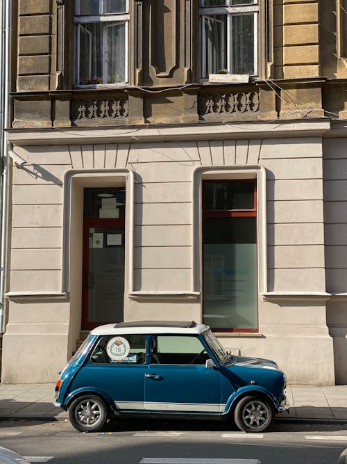 Kostnadsfri bild av klassisk bil, Mini Cooper, parkerad bil