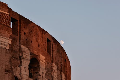 amfi tiyatro, antik, Colosseum içeren Ücretsiz stok fotoğraf