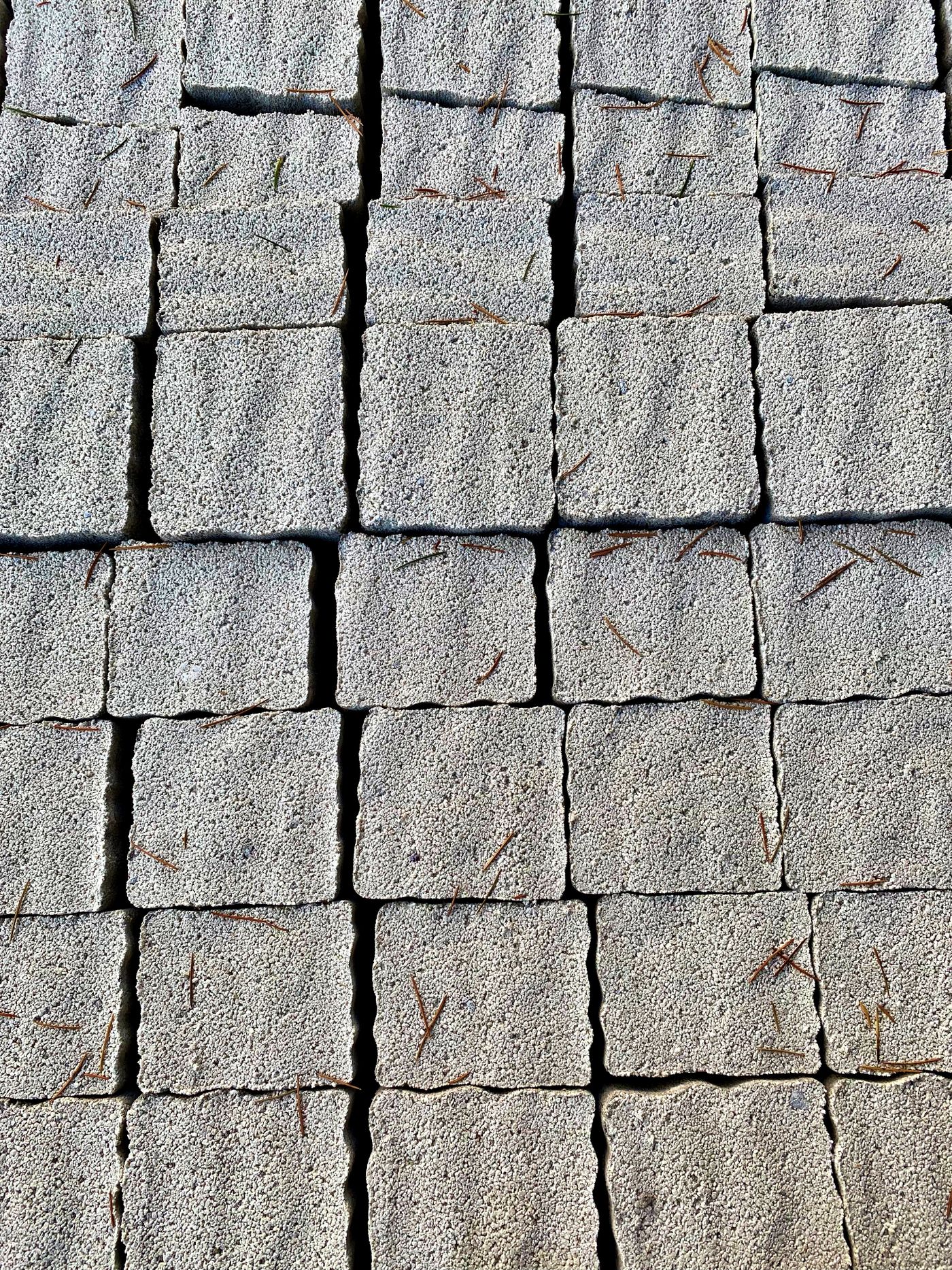 Blocos de construção e materiais de obra