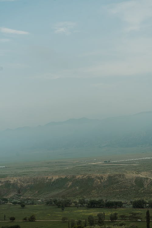 Gratis lagerfoto af bjergkæder, diset, dronefotografering