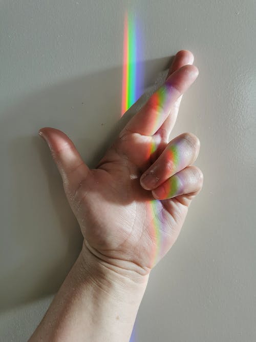 Foto profissional grátis de cores do arco-íris, fechar-se, leve
