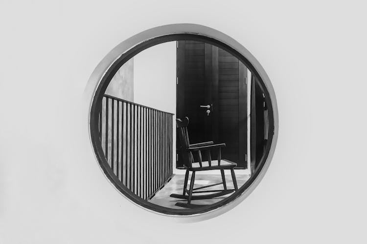 Rocking Chair In Mirror