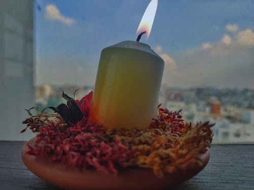Free stock photo of candle light in sky Stock Photo