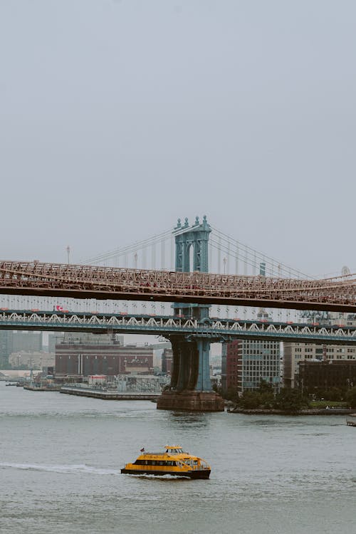 Ilmainen kuvapankkikuva tunnisteilla arkkitehtuuri, brooklyn bridge, copy space