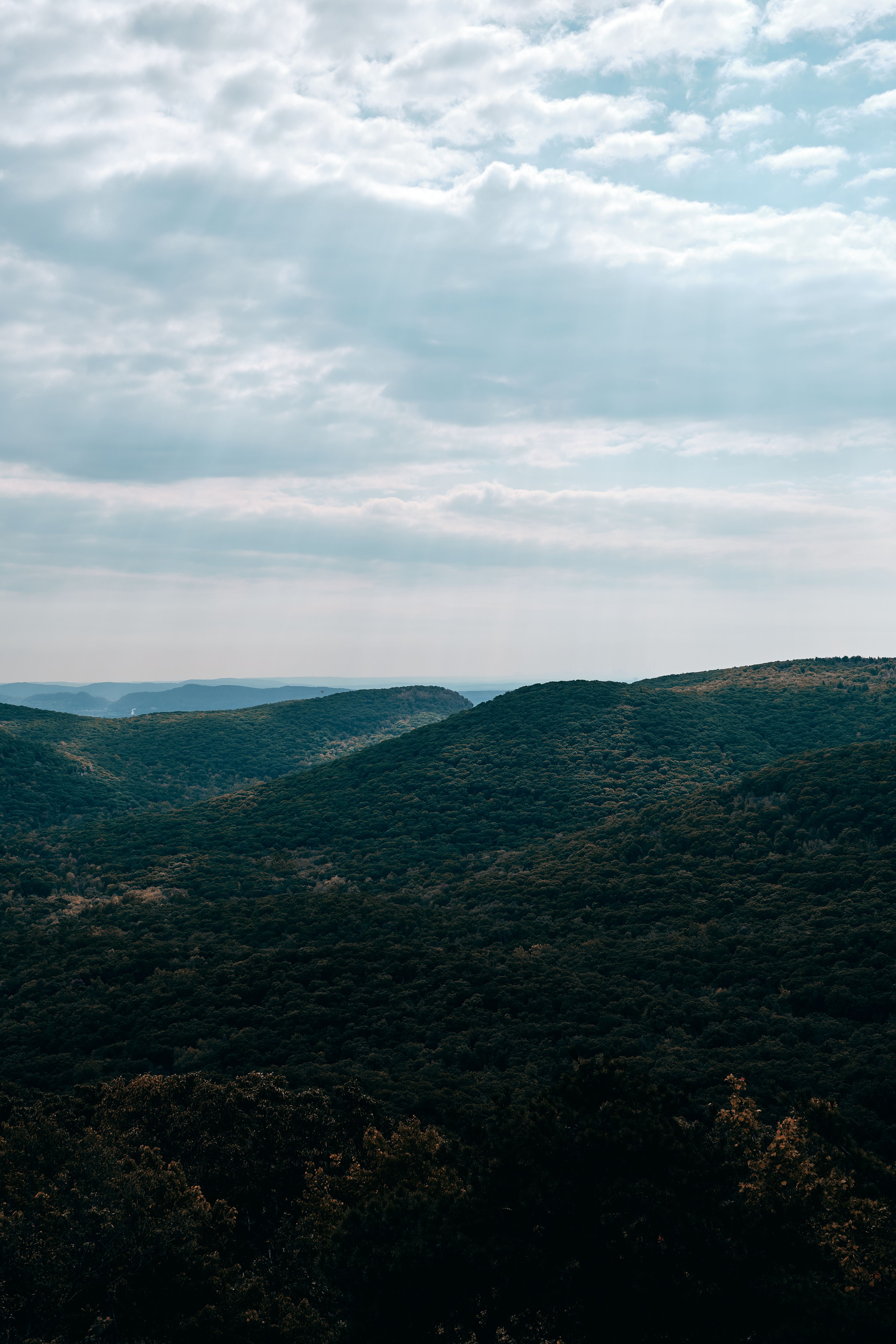 Green Mountains Under White Clouds · Free Stock Photo