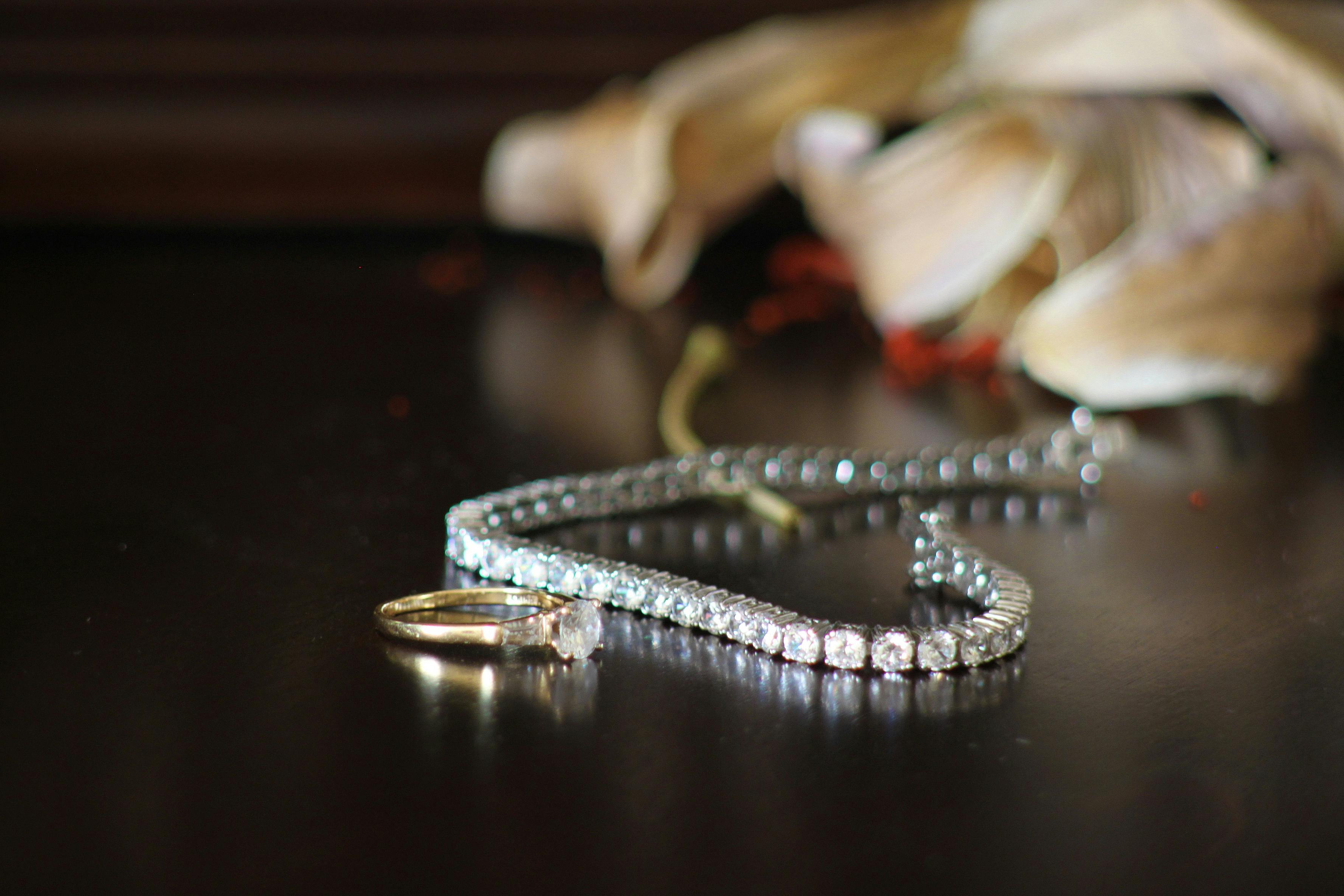 Free stock photo of bracelet and ring, diamond bracelet, diamond vinette