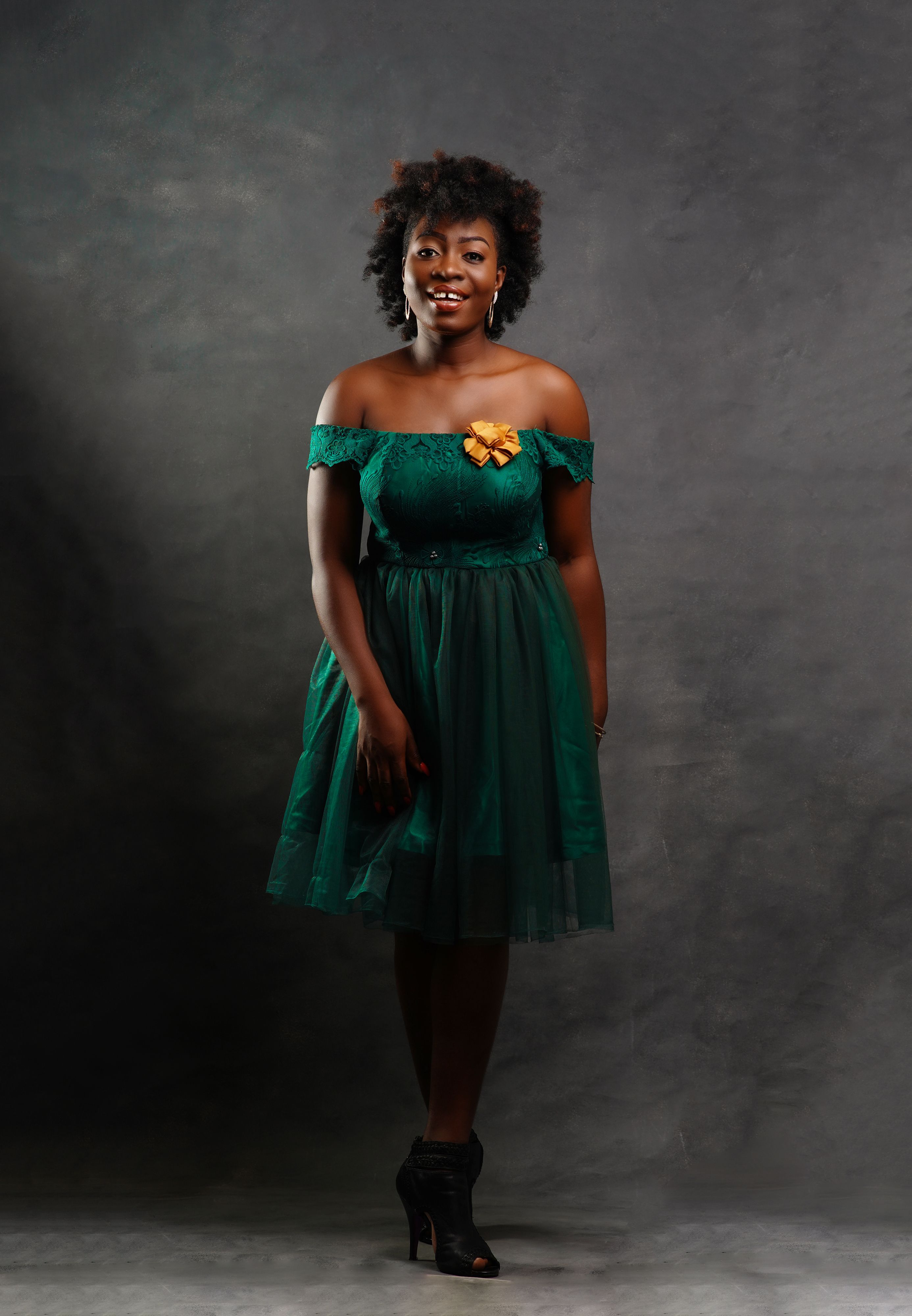Woman in Green Dress · Free Stock Photo