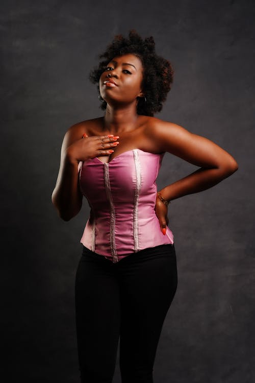 Imagine de stoc gratuită din adult, afro, corset
