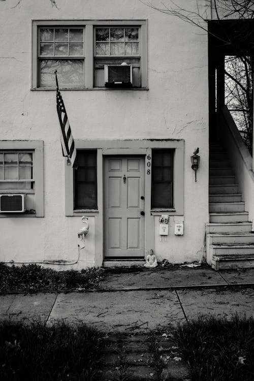 Imagine de stoc gratuită din abandonat, acasă, alb-negru