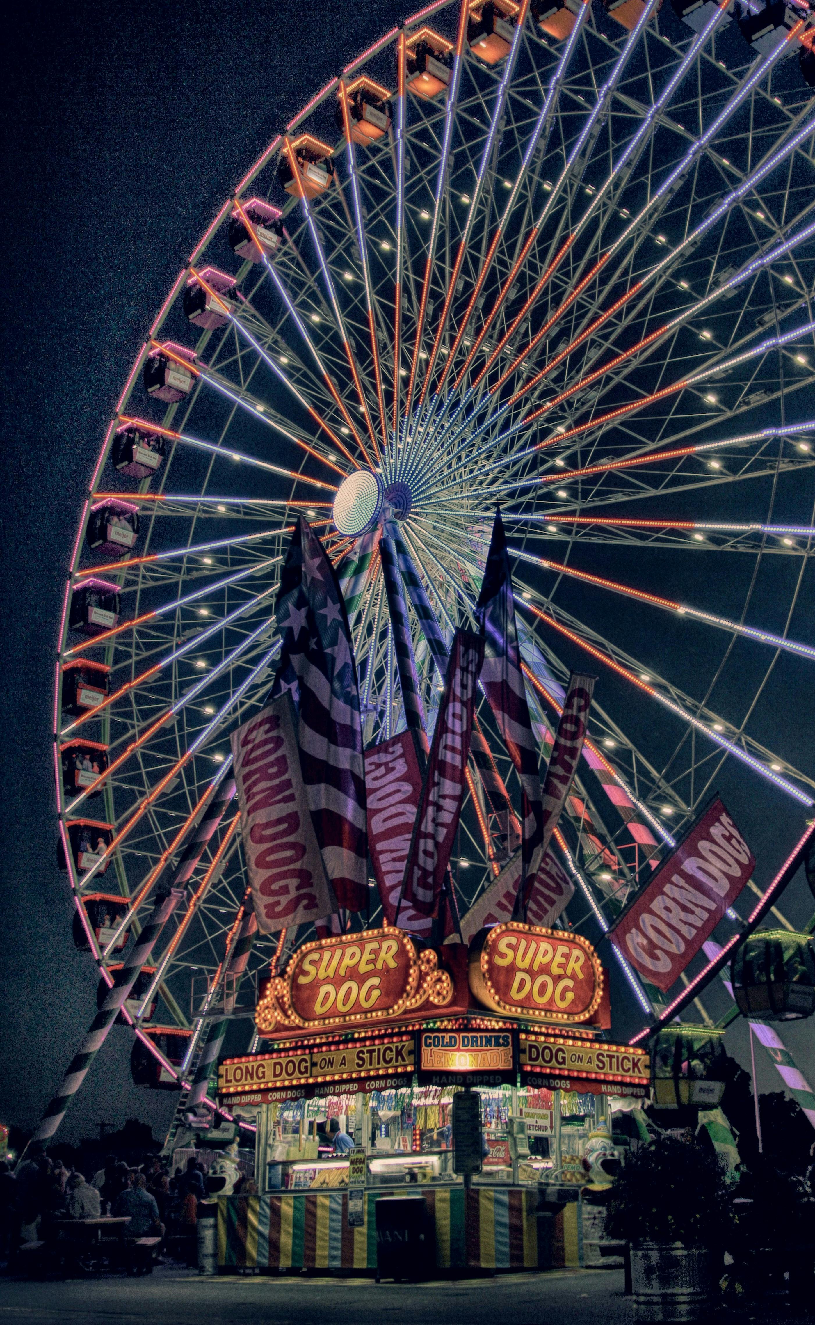 Free stock photo of fair, ferris wheel, festival