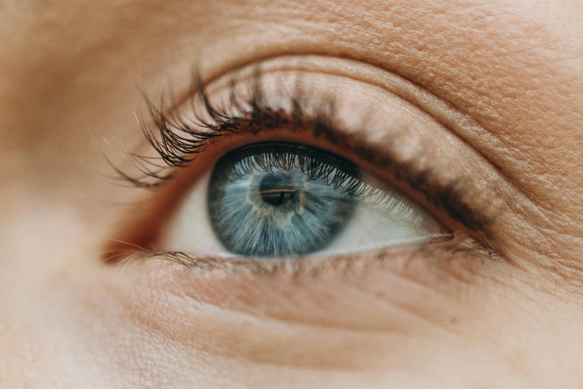 A Close-Up Shot of a Person's Eye