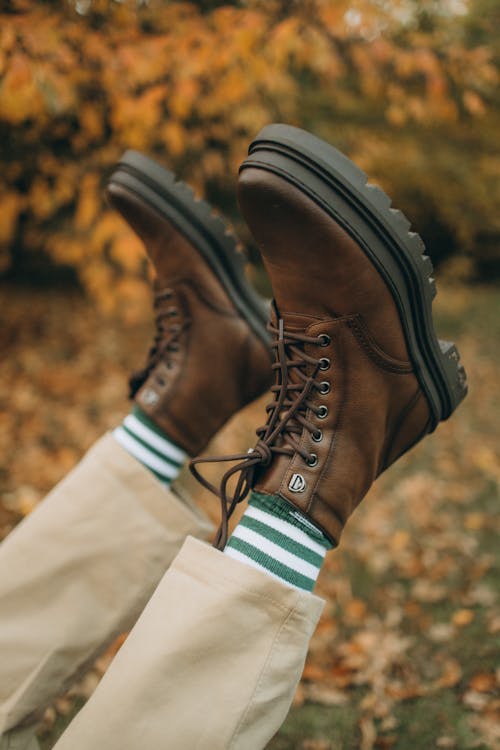 Free Close Up Photo of a Brown Boots Stock Photo